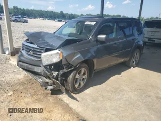 2013 Honda Pilot EX-L with VIN 5FNYF3H77DB009046, listed as a Copart auction lot 63597815 with Not provided miles and Salvage title. Bid and sale history available at DreamBid. Image 1.