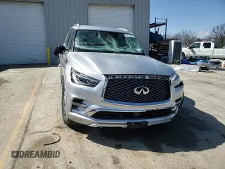 2021 Infiniti QX80 LUXE with VIN JN8AZ2AE0M9271825, listed as a Copart auction lot 47971325 with 86,378 mi miles and Salvage Title. Bid and sale history available at carsss.com. Image 15.