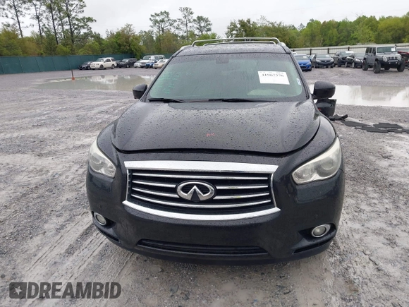 2015 Infiniti QX60 with VIN 5N1AL0MNXFC521070, listed as a IAAI auction lot 41967376 with 186,781 mi miles. Bid and sale history available at carsss.com. Image 13.