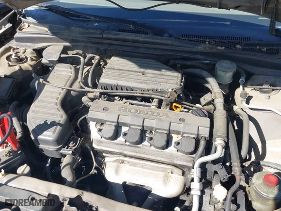 2002 Honda Civic LX with VIN 2HGES16642H550934, listed as a IAAI auction lot 41771762 with 207,727 mi miles. Bid and sale history available at carsss.com. Image 10.