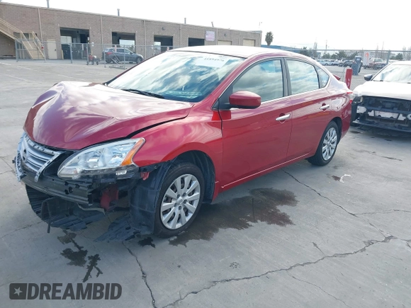2014 Nissan Sentra S with VIN 3N1AB7AP2EL633311, listed as a IAAI auction lot 41894976 with 149,543 mi miles and . Bid and sale history available at DreamBid. Image 2.