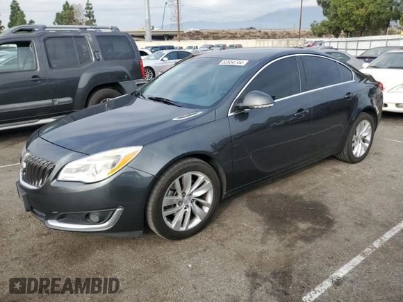 2017 Buick Regal with VIN 2G4GM5EXXH9136199, listed as a Copart auction lot 82654744 with 72,210 mi miles and Clean Title. Bid and sale history available at carsss.com. Image 1.