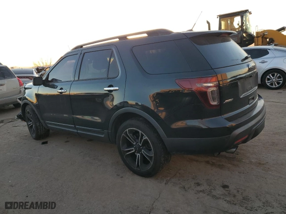 2013 Ford Explorer Sport with VIN 1FM5K8GT6DGC24722, listed as a Copart auction lot 85824694 with 0 mi miles and Salvage Title. Bid and sale history available at carsss.com. Image 2.