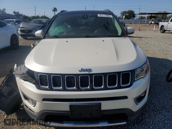2018 Jeep Compass Limited z VIN 3C4NJDCBXJT492015, wystawiony jako Copart lot #55117955 z przebiegiem 91 210 mil mil oraz Szkoda całkowita • Salvage title. Historia ofert i sprzedaży dostępna na DreamBid. Obrazek 5.
