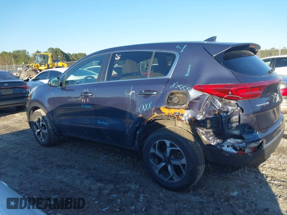2020 Kia Sportage LX with VIN KNDPM3AC3L7826852, listed as a IAAI auction lot 41588029 with 55,000 mi miles and . Bid and sale history available at DreamBid. Image 14.