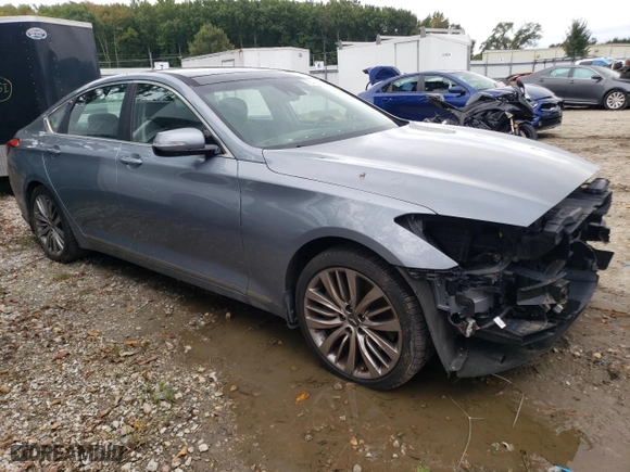 2017 Genesis G80 5.0L Ultimate with VIN KMHGN4JF3HU196915, listed as a Copart auction lot 73188544 with 104,228 mi miles and Salvage Title. Bid and sale history available at carsss.com. Image 4.
