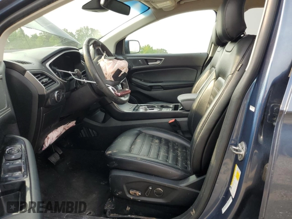 2019 Ford Edge SEL with VIN 2FMPK3J96KBC24295, listed as a Copart auction lot 59392235 with 112,075 mi miles and Salvage title. Bid and sale history available at DreamBid. Image 7.