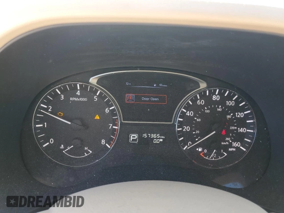 2015 Nissan Pathfinder SV with VIN 5N1AR2MN4FC686185, listed as a Copart auction lot 46862815 with 157,365 mi miles and Salvage Title. Bid and sale history available at carsss.com. Image 9.