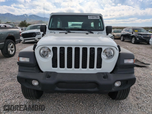 2023 Jeep Wrangler Sport S with VIN 1C4HJXDN5PW678653, listed as a Copart auction lot 57464705 with 22,154 mi miles and Salvage title. Bid and sale history available at DreamBid. Image 5.