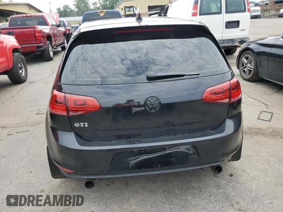 2017 Volkswagen Golf GTI S with VIN 3VW5T7AUXHM067363, listed as a Copart auction lot 59612453 with 81,618 mi miles. Bid and sale history available at carsss.com. Image 6.