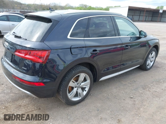 2019 Audi Q5 Premium Plus with VIN WA1BNAFY9K2144483, listed as a IAAI auction lot 41898239 with 54,676 mi miles. Bid and sale history available at carsss.com. Image 4.