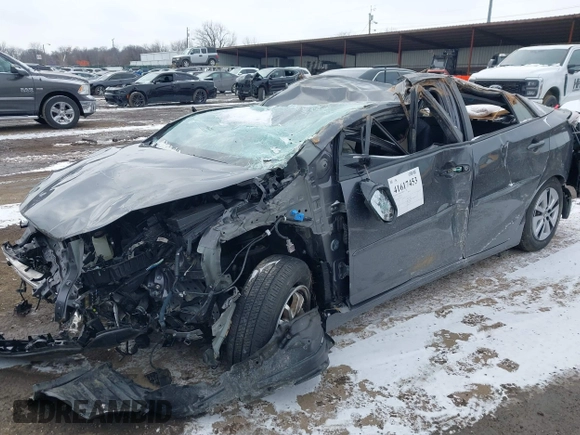 2017 Toyota Prius Two with VIN JTDKARFU2H3040367, listed as a IAAI auction lot 41617453 with Not Provided miles and . Bid and sale history available at DreamBid. Image 2.