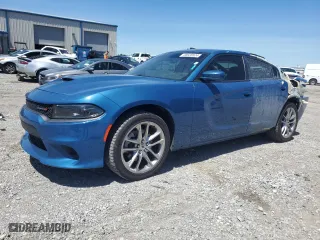2022 Dodge Charger GT with VIN 2C3CDXMG0NH198636, listed as a Copart auction lot 58620524 with 23,157 mi miles and Salvage Title. Bid and sale history available at carsss.com. Image 1.