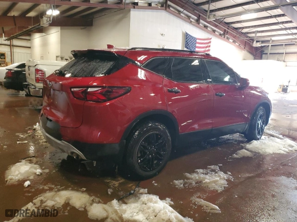 2020 Chevrolet Blazer LT with VIN 3GNKBCRS6LS600857, listed as a Copart auction lot 43872705 with 79,428 mi miles and Non Repairable. Bid and sale history available at carsss.com. Image 3.