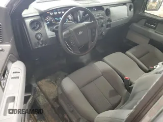 2012 Ford F-150 XL with VIN 1FTNF1EF8CKE30438, listed as a Copart auction lot 72623564 with 43,561 mi miles and Salvage title. Bid and sale history available at DreamBid. Image 8.
