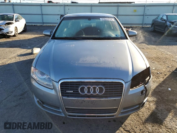 2005 Audi A4 3.2L with VIN WAUDG68E35A443841, listed as a Copart auction lot 77623274 with 139,983 mi miles and Salvage Title. Bid and sale history available at carsss.com. Image 5.