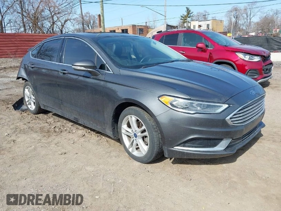 2018 Ford Fusion SE with VIN 3FA6P0HD5JR210985, listed as a IAAI auction lot 41776984 with 83,415 mi miles. Bid and sale history available at carsss.com. Image 1.