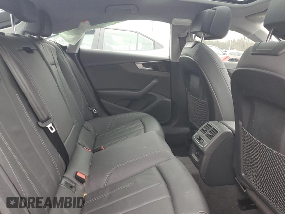 2021 Audi A5 Sportback Premium with VIN WAUABCF51MA062975, listed as a Copart auction lot 45342854 with 43,582 mi miles and . Bid and sale history available at DreamBid. Image 10.