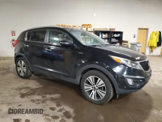 2015 Kia Sportage EX with VIN KNDPCCAC9F7727556, listed as a Copart auction lot 61541565 with Not provided miles and Salvage title. Bid and sale history available at DreamBid. Image 4.