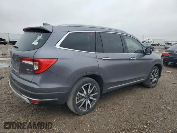 2021 Honda Pilot Touring 8-Passenger with VIN 5FNYF5H92MB040248, listed as a Copart auction lot 88116205 with 55,753 mi miles and Salvage Title. Bid and sale history available at DreamBid. Image 3.