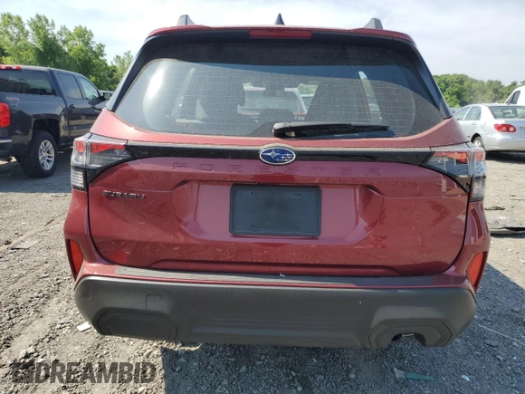 2025 Subaru Forester with VIN JF2SLDAC6SH515753, listed as a Copart auction lot 59920115 with 792 mi miles and Salvage title. Bid and sale history available at DreamBid. Image 6.