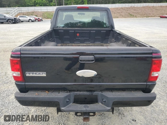 2006 Ford Ranger XL with VIN 1FTYR14U96PA35017, listed as a Copart auction lot 54391075 with 126,351 mi miles and Clean Title. Bid and sale history available at DreamBid. Image 6.
