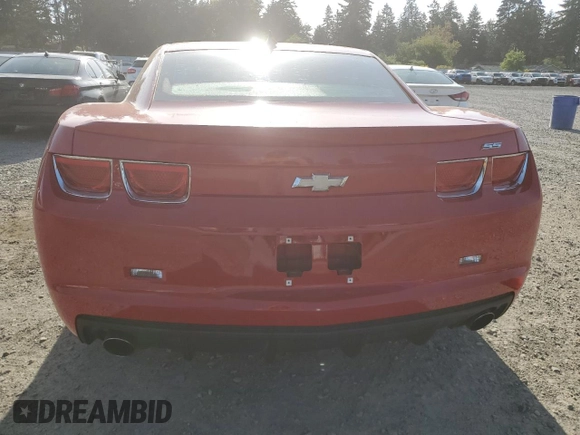 2010 Chevrolet Camaro 2SS with VIN 2G1FK1EJ4A9118595, listed as a Copart auction lot 56057795 with 144,028 mi miles and Salvage title. Bid and sale history available at DreamBid. Image 6.