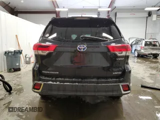 2019 Toyota Highlander Hybrid Limited with VIN 5TDDGRFH7KS053812, listed as a Copart auction lot 51687295 with 77,700 mi miles and Salvage title. Bid and sale history available at DreamBid. Image 6.