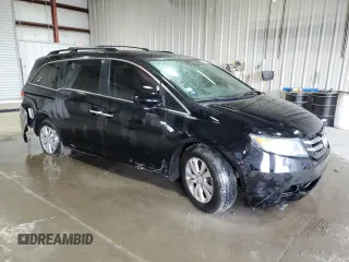 2016 Honda Odyssey EX-L with VIN 5FNRL5H66GB025002, listed as a Copart auction lot 52234075 with 139,604 mi miles and Salvage Title. Bid and sale history available at DreamBid. Image 4.