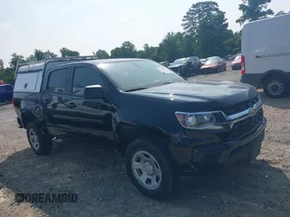 2021 Chevrolet Colorado 4WD Work Truck with VIN 1GCGTBEN8M1293135, listed as a IAAI auction lot 42318034 with 65,599 mi miles and . Bid and sale history available at DreamBid. Image 1.