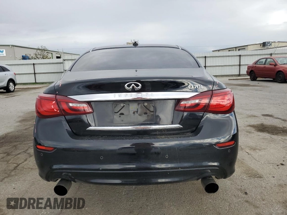 2015 Infiniti Q70 z VIN JN1BY1PP4FM600745, wystawiony jako Copart lot #44411015 z przebiegiem 80 509 mil mil oraz Szkoda całkowita • Salvage title. Historia ofert i sprzedaży dostępna na DreamBid. Obrazek 6.