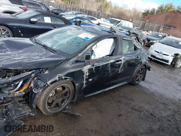 2021 Toyota Corolla Hatchback SE with VIN JTNB4MBE0M3138036, listed as a IAAI auction lot 41476375 with 1 mi miles. Bid and sale history available at carsss.com. Image 14.