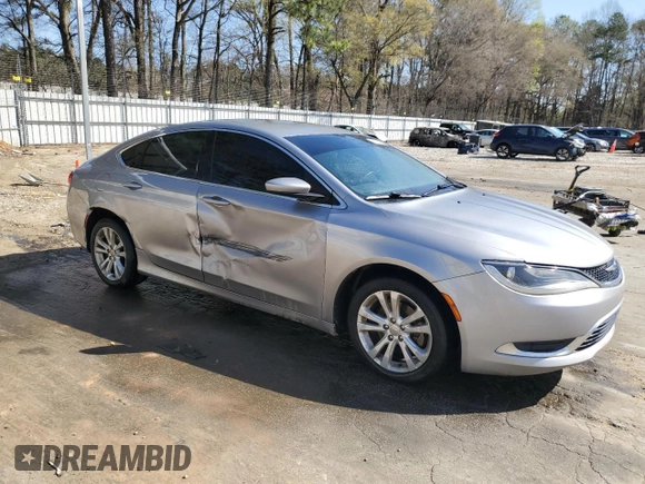 2015 Chrysler 200 Limited z VIN 1C3CCCAB0FN639808, wystawiony jako Copart lot #49775985 z przebiegiem 184 671 mil mil oraz Szkody całkowita. Historia ofert i sprzedaży dostępna na DreamBid. Obrazek 4.