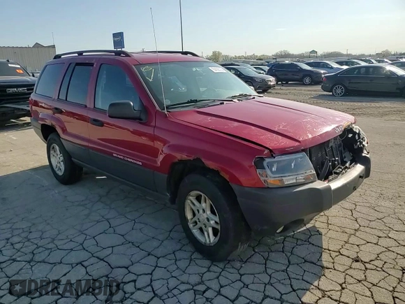 2004 Jeep Grand Cherokee Laredo with VIN 1J4GW48S04C344954, listed as a Copart auction lot 50436225 with 321,369 mi miles and Salvage Title. Bid and sale history available at carsss.com. Image 16.