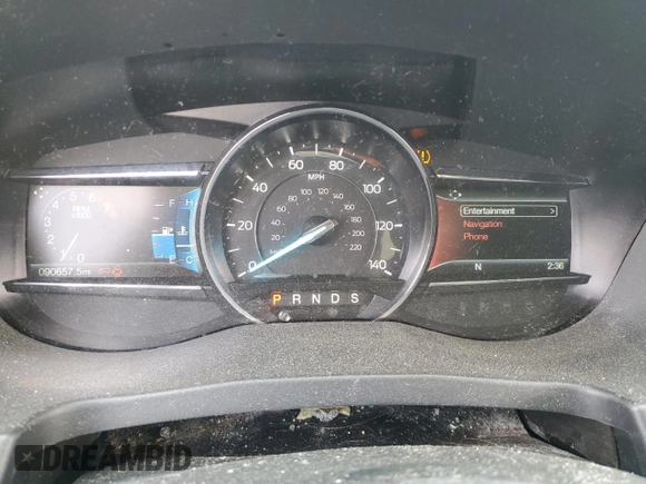 2018 Ford Explorer XLT with VIN 1FM5K8D85JGA96646, listed as a Copart auction lot 57158185 with 90,657 mi miles and Salvage title. Bid and sale history available at DreamBid. Image 9.