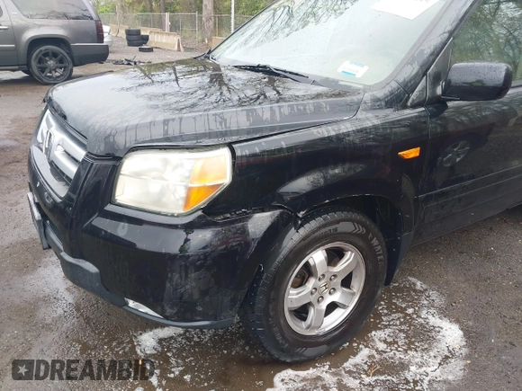 2006 Honda Pilot EX-L with VIN 5FNYF18776B021690, listed as a IAAI auction lot 42016219 with 239,666 mi miles and . Bid and sale history available at DreamBid. Image 6.