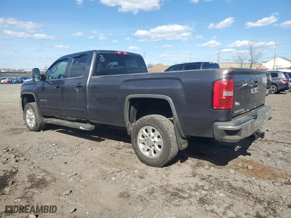 2015 GMC Sierra 2500HD SLE with VIN 1GT22YEG9FZ143489, listed as a Copart auction lot 46881705 with 75,373 mi miles and Clean Title. Bid and sale history available at carsss.com. Image 2.
