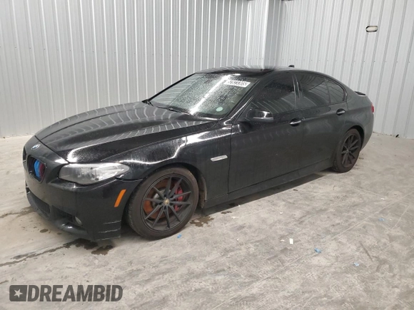 2014 BMW 5 Series 535i with VIN WBA5B1C5XED475536, listed as a Copart auction lot 52823305 with 144,013 mi miles and Clean Title. Bid and sale history available at carsss.com. Image 1.