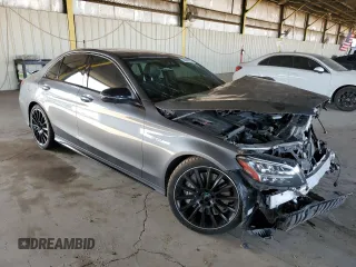 2020 Mercedes-Benz C 43 AMG z VIN W1KWF6EB1LR596280, wystawiony jako Copart lot #52338545 z przebiegiem 87 411 mil mil oraz Szkoda całkowita • Salvage title. Historia ofert i sprzedaży dostępna na DreamBid. Obrazek 4.