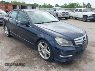 2013 Mercedes-Benz C-Class C 250 Sport with VIN WDDGF4HB0DA867995, listed as a IAAI auction lot 41950638 with 167,826 mi miles. Bid and sale history available at carsss.com. Image 1.