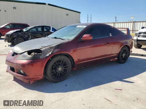 2005 Acura RSX with VIN JH4DC54855S014993, listed as a Copart auction lot 70975864 with 0 mi miles and Salvage Title. Bid and sale history available at carsss.com. Image 1.