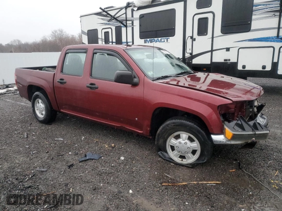 2008 GMC Canyon SLE1 with VIN 1GTCS13E788172107, listed as a Copart auction lot 43209515 with 0 mi miles and Clean Title. Bid and sale history available at carsss.com. Image 4.