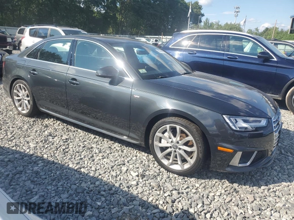 2019 Audi A4 Premium Plus with VIN WAUENAF4XKA060868, listed as a Copart auction lot 62794645 with 63,173 mi miles and Salvage title. Bid and sale history available at DreamBid. Image 4.