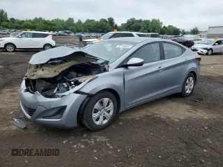 2016 Hyundai Elantra SE with VIN 5NPDH4AE3GH670117, listed as a Copart auction lot 61769005 with 101,921 mi miles and Salvage title. Bid and sale history available at DreamBid. Image 1.