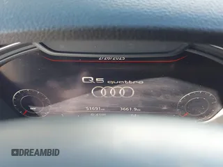 2019 Audi Q5 Premium Plus with VIN WA1BNAFYXK2096914, listed as a IAAI auction lot 41661781 with 51,691 mi miles. Bid and sale history available at carsss.com. Image 7.