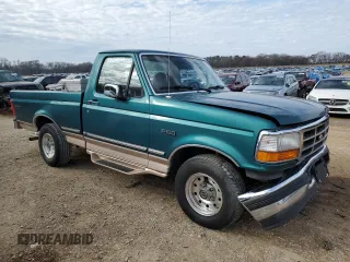 1996 Ford F-150 Special with VIN 1FTEF15N9TNA18714, listed as a Copart auction lot 44591755 with 136,243 mi miles and Salvage Title. Bid and sale history available at carsss.com. Image 4.