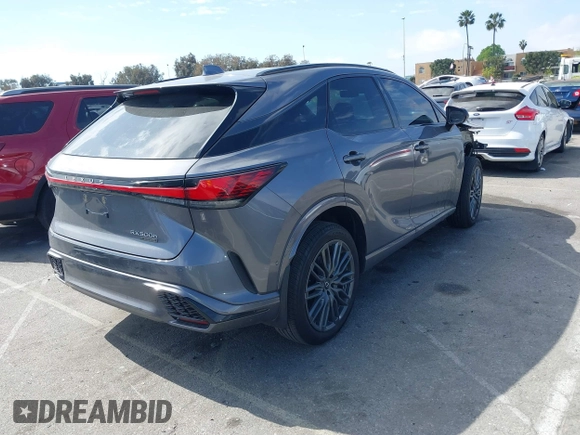 2023 Lexus RX with VIN 2T2BCMEA0PC002691, listed as a IAAI auction lot 41692005 with 25,917 mi miles. Bid and sale history available at carsss.com. Image 4.