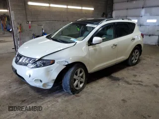 2010 Nissan Murano SL with VIN JN8AZ1MWXAW135133, listed as a Copart auction lot 51430005 with 102,241 mi miles and Salvage Title. Bid and sale history available at carsss.com. Image 1.