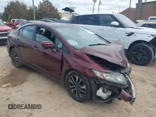 2014 Honda Civic Sedan EX with VIN 19XFB2F87EE041172, listed as a IAAI auction lot 41690179 with 111,019 mi miles. Bid and sale history available at carsss.com. Image 1.