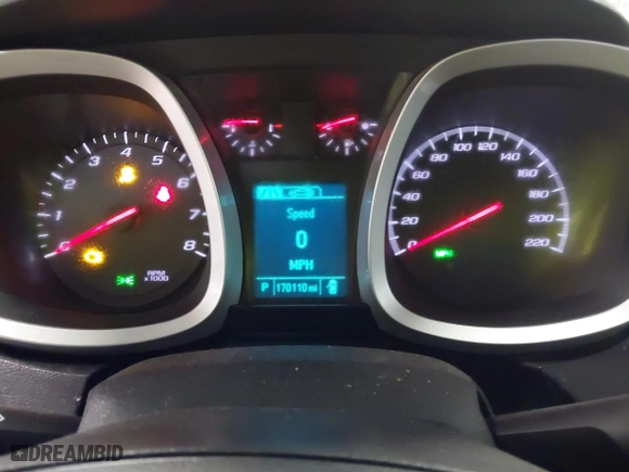 2014 Chevrolet Equinox LT with VIN 2GNFLFEK1E6194915, listed as a IAAI auction lot 41269890 with 170,110 mi miles. Bid and sale history available at carsss.com. Image 7.